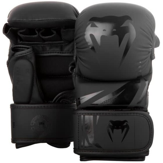 Venum Challenger 3.0. - MMA Sparring Handschoenen - Zwart/Zwart