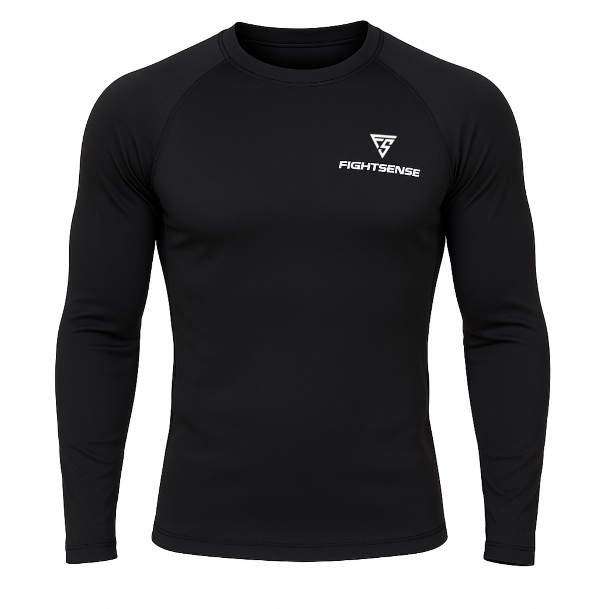 Fightsense Eclipse V1 Rashguard – noir – Compression Fit – MMA & Grappling