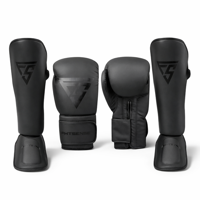 Fightsense FIGHTSENSE - FIGHTSENSE ECLIPSE- BOKSHANDSCHOENEN + SCHEENBESCHERMERS