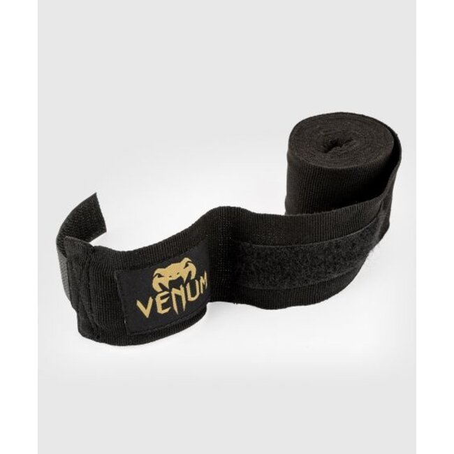 Venum Kontact Boxing Handwraps - Bandages - Black/Gold 400cm