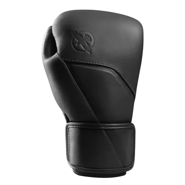 Hayabusa E1 Bokshandschoenen – Onyx Black – Premium Leer