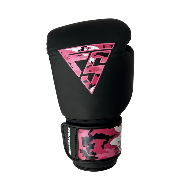 Fightsense Fury Bokshandschoenen Voor Kinderen – Camo Pink – Bokshandschoenen voor vechtsport en training
