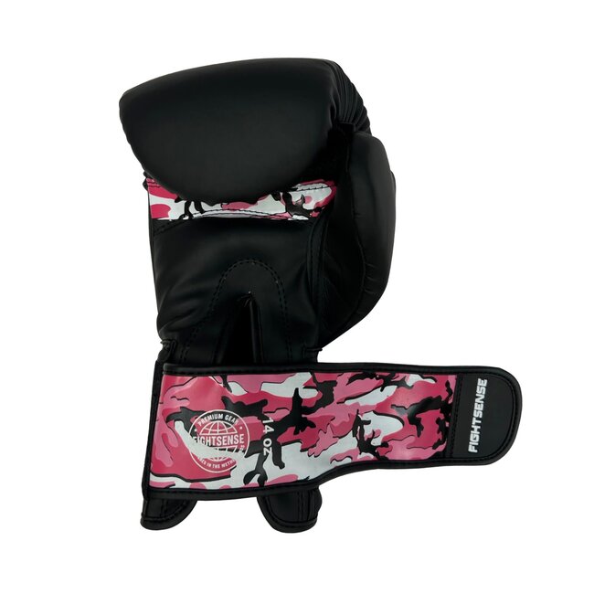 Fightsense Fury Bokshandschoenen Voor Kinderen – Camo Pink – Bokshandschoenen voor vechtsport en training