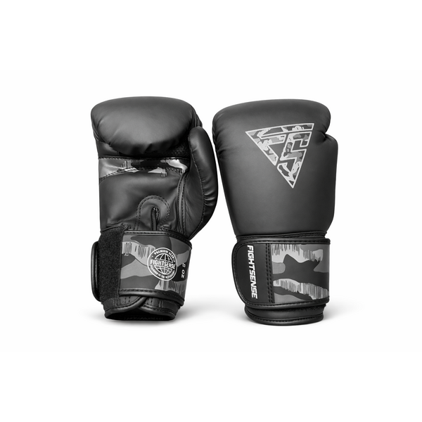 Fightsense Fury gants de boxe – Camo gris