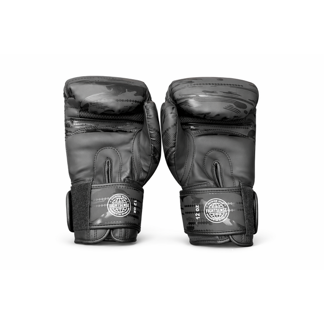 Fightsense Fury Bokshandschoenen – Camo Grey – Bokshandschoenen voor vechtsport en training