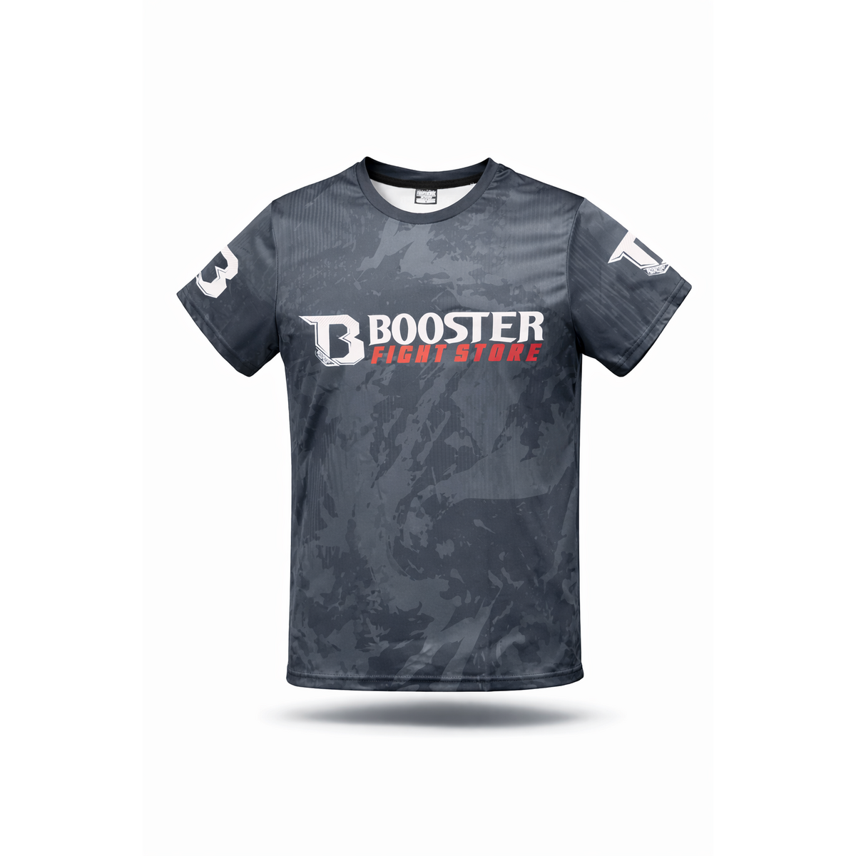 Booster Fightgear Active Dry Shirt – Camo gris – Performance T-shirt d’entraînement