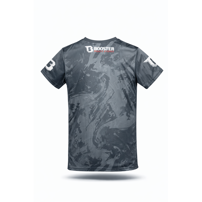 Booster Fightgear Active Dry Shirt – Camo Grey – Performance Training Tee | Fightstore