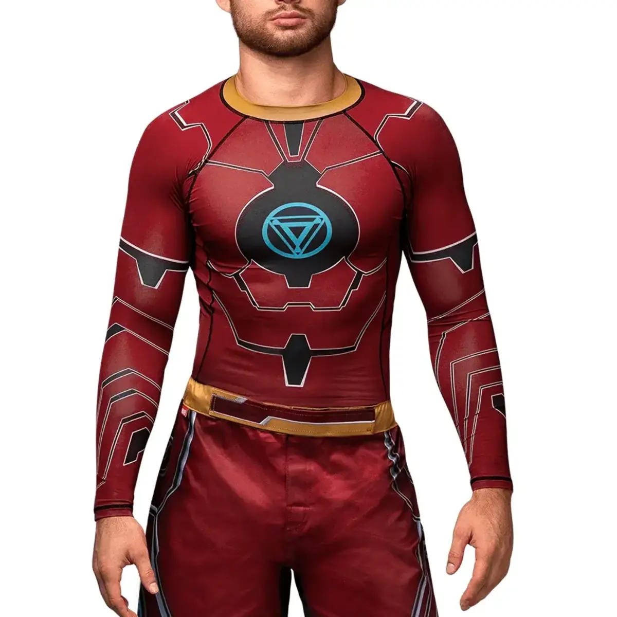 Hayabusa Rash Guard(manches longues) - Marvel's Iron Man