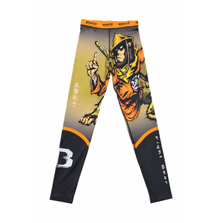 Booster Fightgear Booster GS Spats 2 –Shoalin Fighter compressie broek