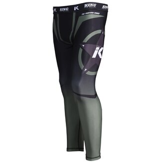 King Pro Boxing compressie broek - Stormking 1 - Groen - Spats