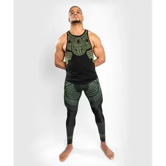 Venum COMPRESSION BROEK NAKAHI SPATS - BLACK/KHAKI