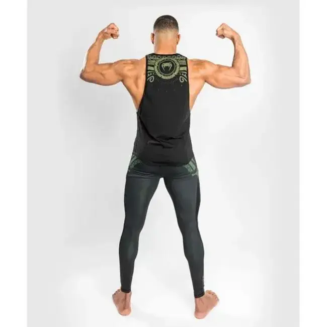 Venum COMPRESSION BROEK NAKAHI SPATS - BLACK/KHAKI