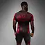 Venum Assassin’s Creed Shadows Korte Mouwen Rashguard voor Mannen - Bordeaux/Zwart
