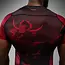 Venum Assassin’s Creed Shadows Korte Mouwen Rashguard voor Mannen - Bordeaux/Zwart