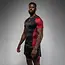 Venum Assassin’s Creed Shadows Korte Mouwen Rashguard voor Mannen - Bordeaux/Zwart