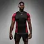 Venum Assassin’s Creed Shadows Korte Mouwen Rashguard voor Mannen - Bordeaux/Zwart