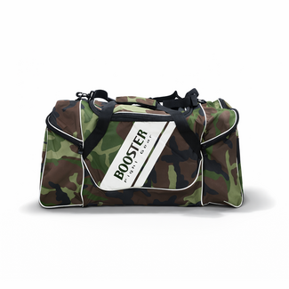 Booster Fightgear Sporttas Duffelbag Camo – Camouflage Trainingstas met Schouderband – Gymtas voor Kickboksen, MMA & Fitness
