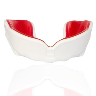 Fightsense Gebitsbeschermer voor Volwassen – Wit /Rood Bitje