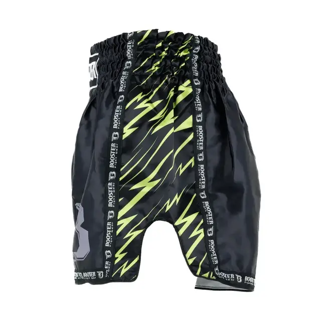 Booster Fightgear Booster Combat 5 Kickboksbroek Kids – Zwart/Geel – Voor Kickboksen en Muay Thai
