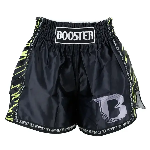 Booster Fightgear Combat 5 short de kick-boxing enfant – noir/jaune