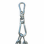 Fightsense Bokszak ketting Luxe 4 puntsketting met RVS Swivel – Vechtsportartikel voor vechtsport en training