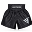 Fightsense Muay Thai Short – Black/Black – Fightshort voor vechtsport en training