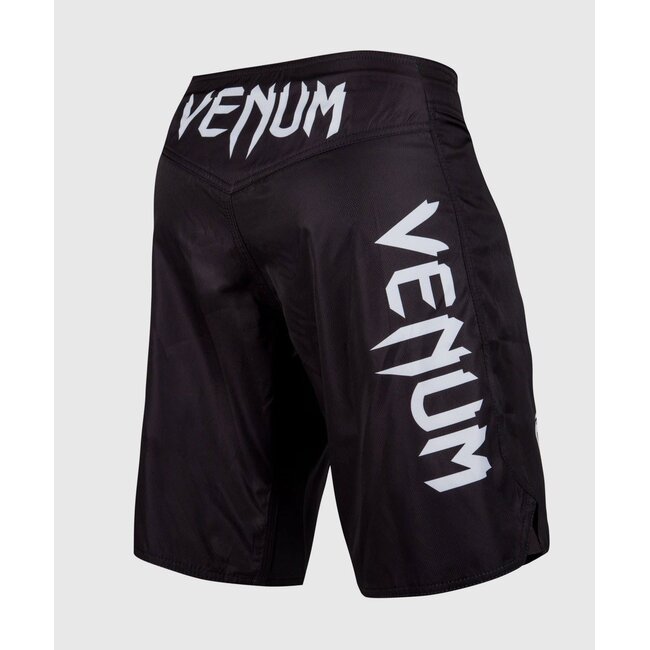 Venum Venum Light 3.0 MMA Fightshort – Zwart/Wit – Lichtgewicht voor MMA & Grappling