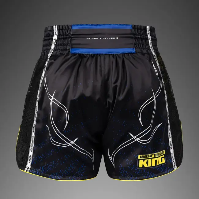 Venum TEKKEN 8 Muay Thai Shorts - King - Black/Yellow