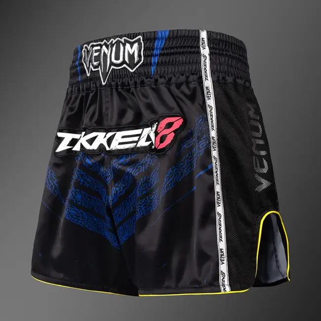 Venum TEKKEN 8 Muay Thai Shorts - King - Black/Yellow