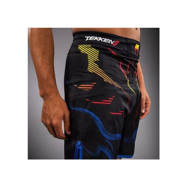 Venum TEKKEN 8 Fight Shorts - Yoshimitsu - Black/Orange