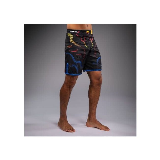 Venum Venum x TEKKEN 8 Fight Shorts - Yoshimitsu - Black/Orange