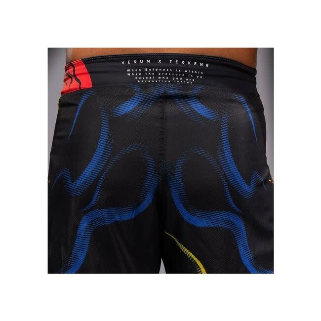 Venum TEKKEN 8 Fight Shorts - Yoshimitsu - Black/Orange