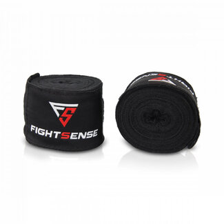 Fightsense FightSense Bandages 500 cm – Zwart