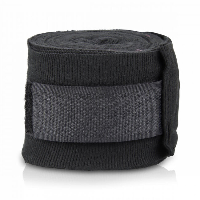 Fightsense FightSense Bandages 500 cm – Zwart – Katoen met Klittenbandsluiting