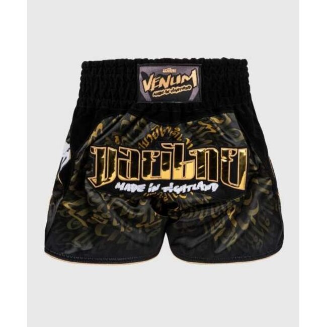 Venum VENUM ATTACK MUAY THAÏ SHORT - BLACK/GOLD