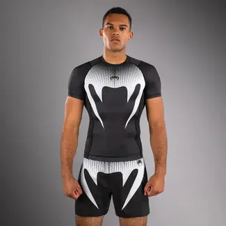Venum Rashguard No Gi Short Sleeve Zwart/Wit