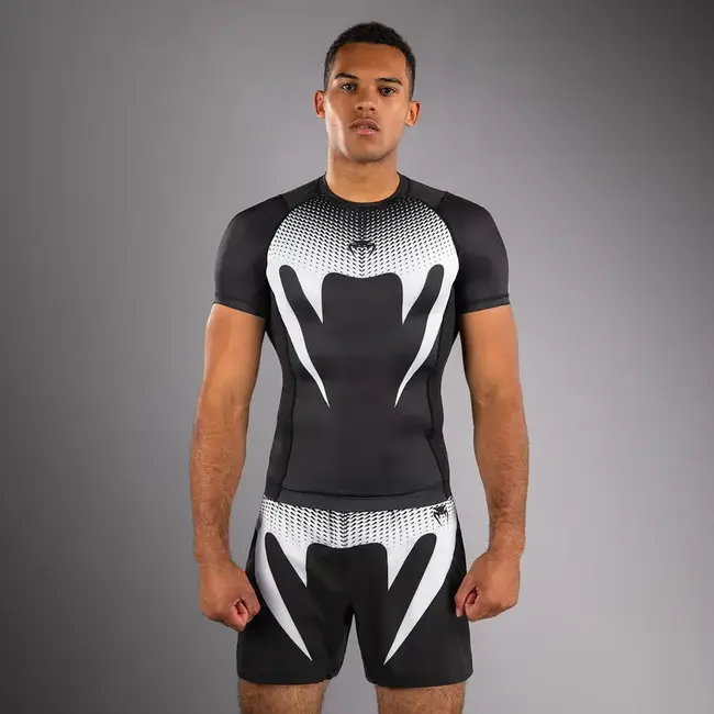 Venum Venum Rashguard No Gi Short Sleeve Zwart/Wit