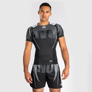 Venum No-Gi Rashguard Korte Mouwen – Zwart/Wit