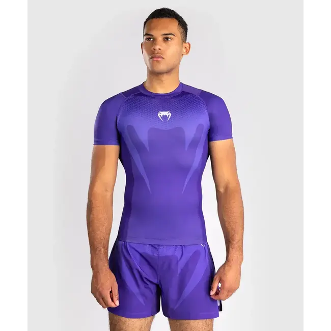 Venum Venum No-Gi Rashguard Korte Mouwen – Paars