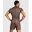 Venum No Gi Rashguards Short Sleave - Chocolate Brown