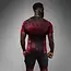 Venum Assassin’s Creed Shadows Korte Mouwen Rashguard voor Mannen - Bordeaux/Zwart