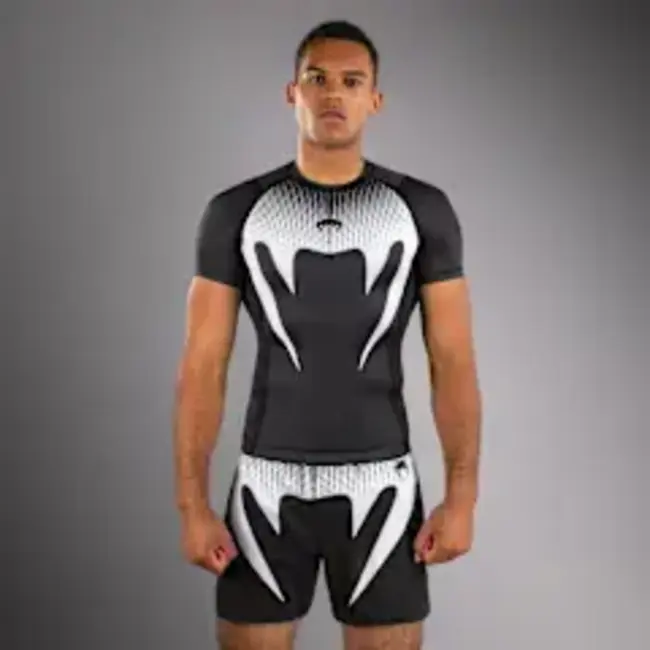 Venum Venum Rashguard No Gi Short Sleeve Zwart/Wit
