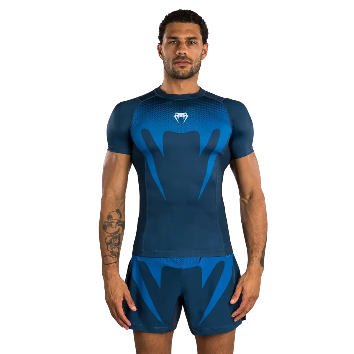 Venum No Gi Rashguards manches courtes - Indigo