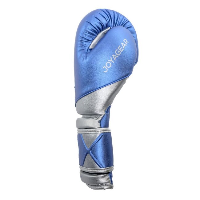 JOYA Joya Gear Bokshandschoenen - Blauw/Zilver - Performance Velcro Model