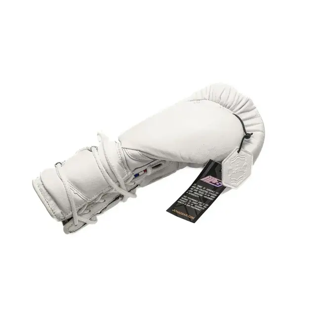 JOYA Joyagear Elite Performance Veters Bokshandschoenen – Wit – Premium Leder