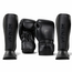 Venum Fightset – Bokshandschoenen & Scheenbeschermers – Black on Black