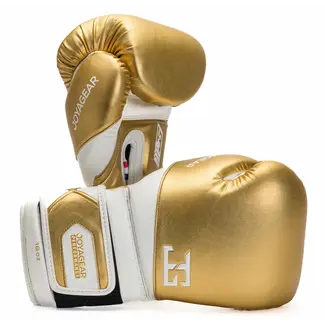 JOYA Joya Gear Bokshandschoenen - Goud/Wit - Performance Velcro Model