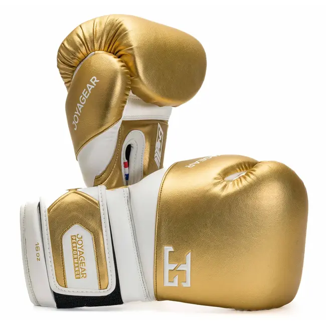 JOYA Joya Gear Bokshandschoenen - Goud/Wit - Performance Velcro Model