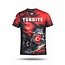 Fightsense T-shirt – Turkije Grijze Wolf Design – Sportshirt voor vechtsport en training