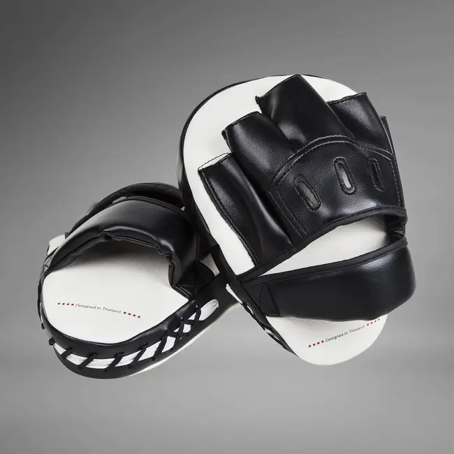 Venum Light Focus pads Mitts - White/Black (Pair)